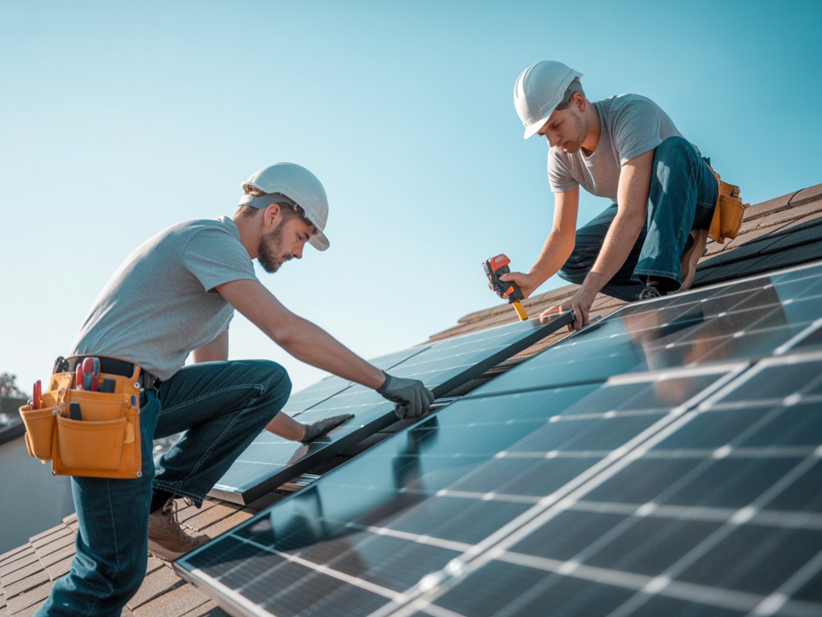 Installation von Photovoltaikanlagen